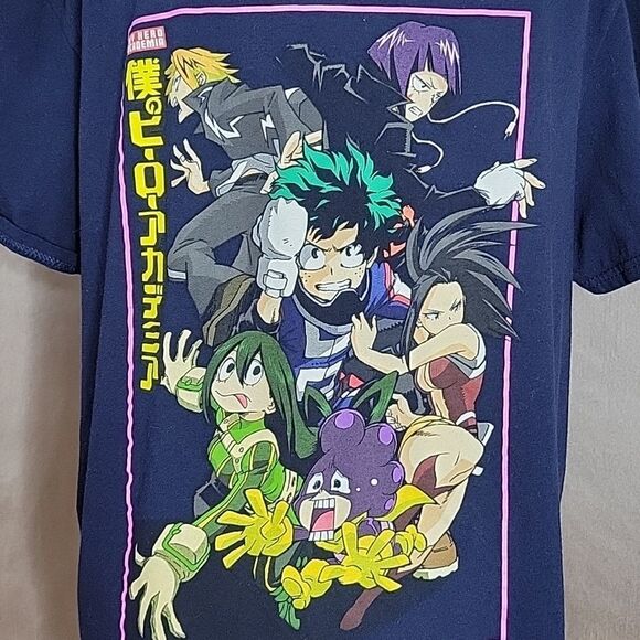 FUNIMATION PRODUCTION‎ My Hero Academia Men's Shirt Large - Picture 2 of 7